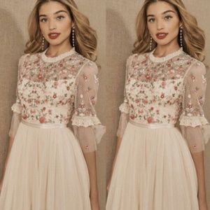 Needle & Thread Butterfly Meadow Gown In SIZE 0